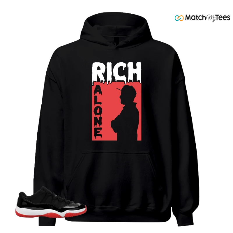 NIKE AIR JORDAN 11 RETRO LOW BRED 2025 SNEAKER Matching Tees hoodie