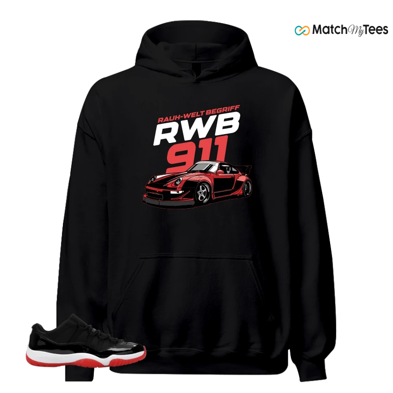 NIKE AIR JORDAN 11 RETRO LOW BRED 2025 SNEAKER Matching Tees hoodie