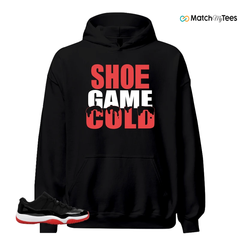 NIKE AIR JORDAN 11 RETRO LOW BRED 2025 SNEAKER Matching Tees hoodie