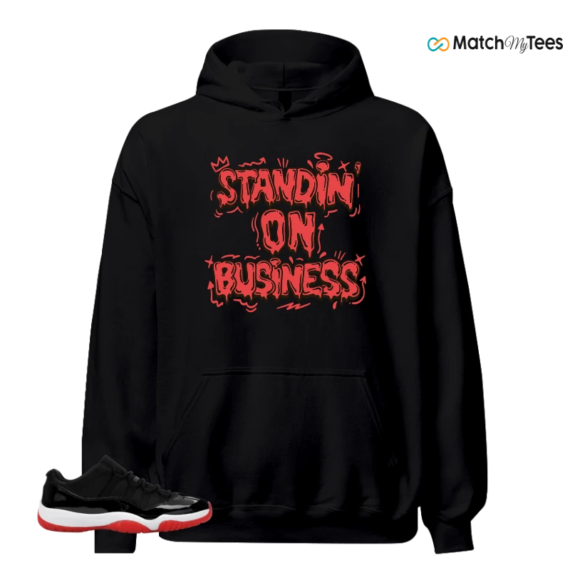 NIKE AIR JORDAN 11 RETRO LOW BRED 2025 SNEAKER Matching Tees hoodie