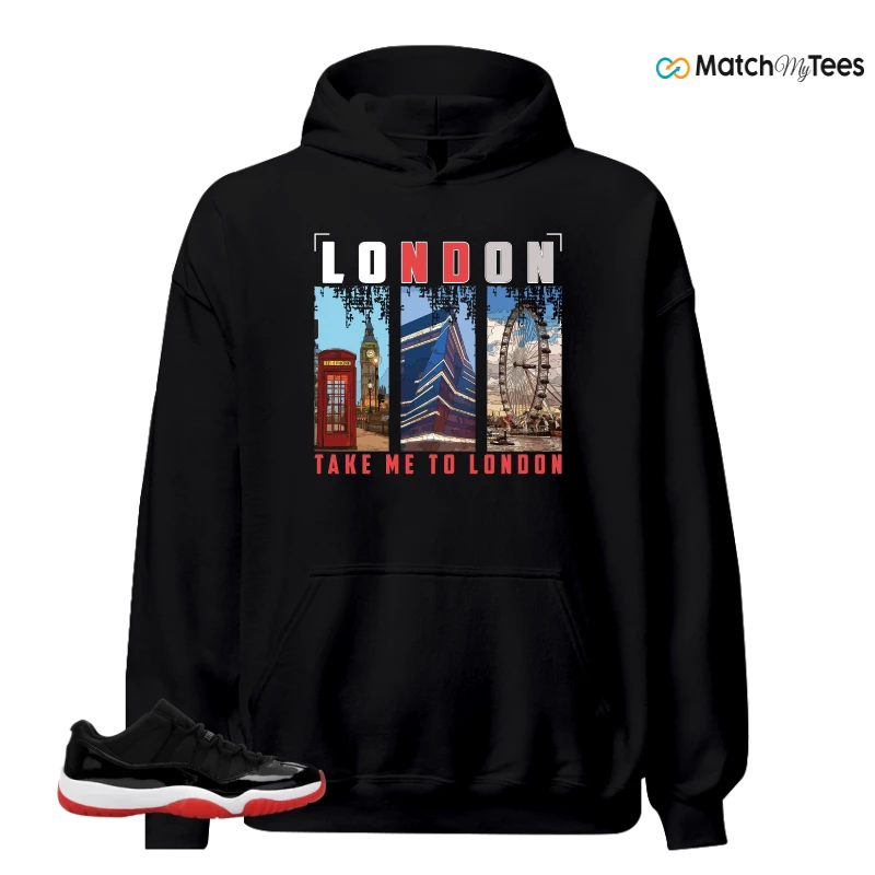 NIKE AIR JORDAN 11 RETRO LOW BRED 2025 SNEAKER Matching Tees hoodie
