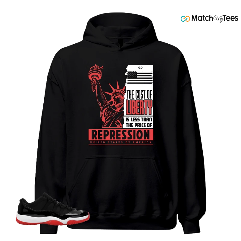 NIKE AIR JORDAN 11 RETRO LOW BRED 2025 SNEAKER Matching Tees hoodie