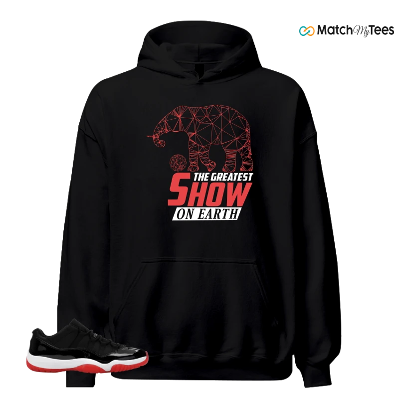NIKE AIR JORDAN 11 RETRO LOW BRED 2025 SNEAKER Matching Tees hoodie
