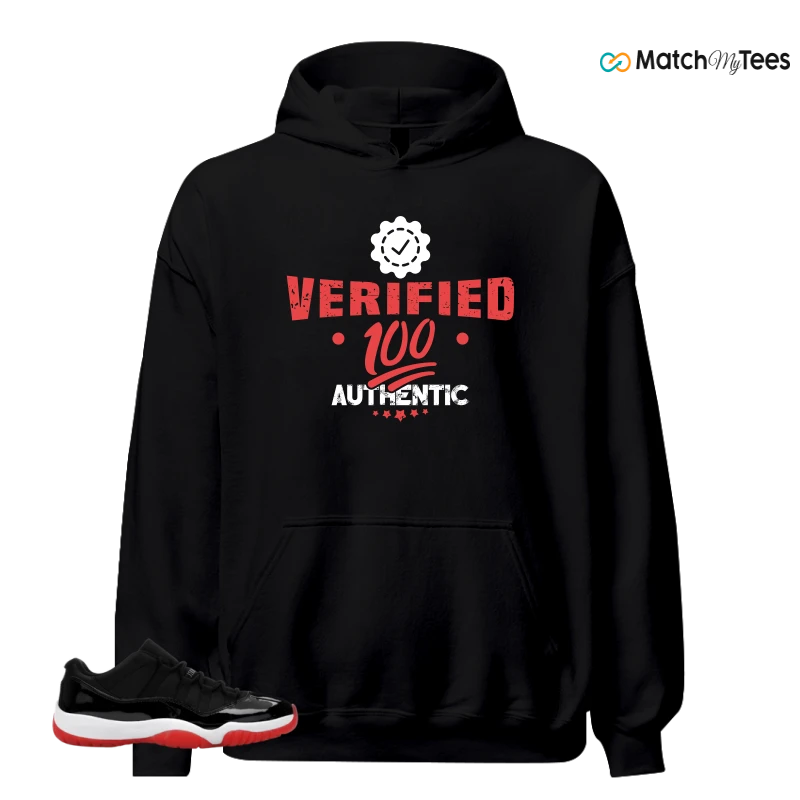 NIKE AIR JORDAN 11 RETRO LOW BRED 2025 SNEAKER Matching Tees hoodie