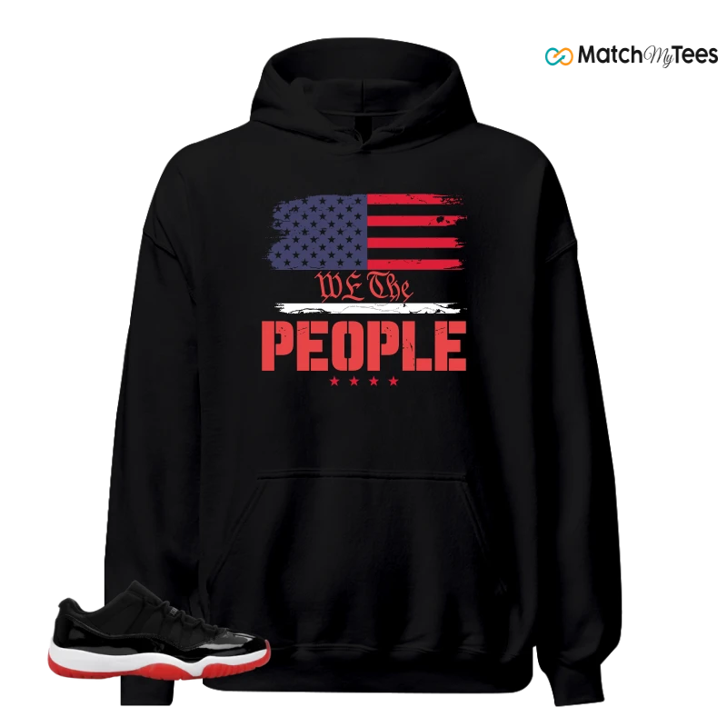 NIKE AIR JORDAN 11 RETRO LOW BRED 2025 SNEAKER Matching Tees hoodie