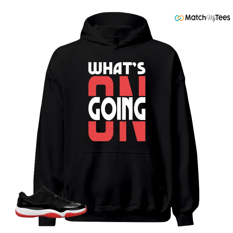NIKE AIR JORDAN 11 RETRO LOW BRED 2025 SNEAKER Matching Tees hoodie