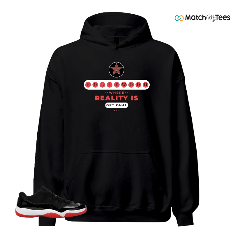 NIKE AIR JORDAN 11 RETRO LOW BRED 2025 SNEAKER Matching Tees hoodie