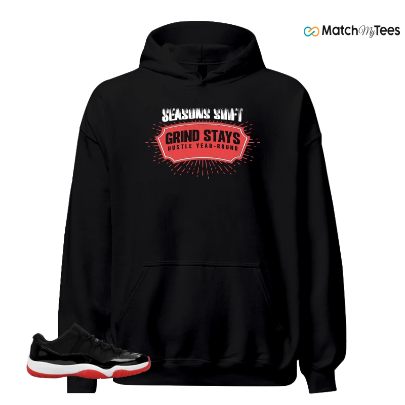 NIKE AIR JORDAN 11 RETRO LOW BRED 2025 SNEAKER Matching Tees hoodie