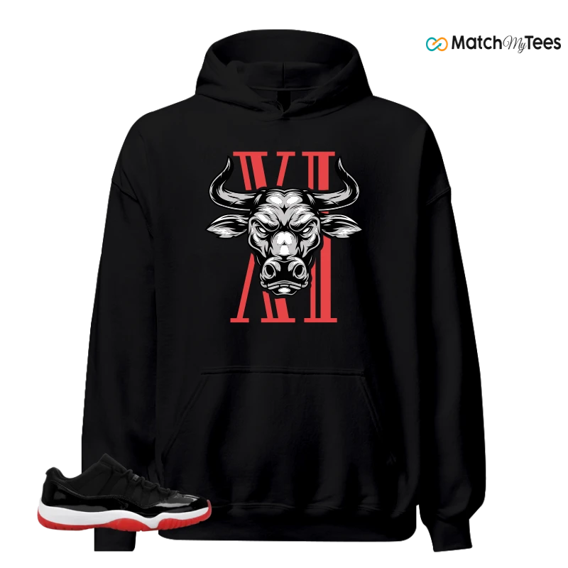 NIKE AIR JORDAN 11 RETRO LOW BRED 2025 SNEAKER Matching Tees hoodie