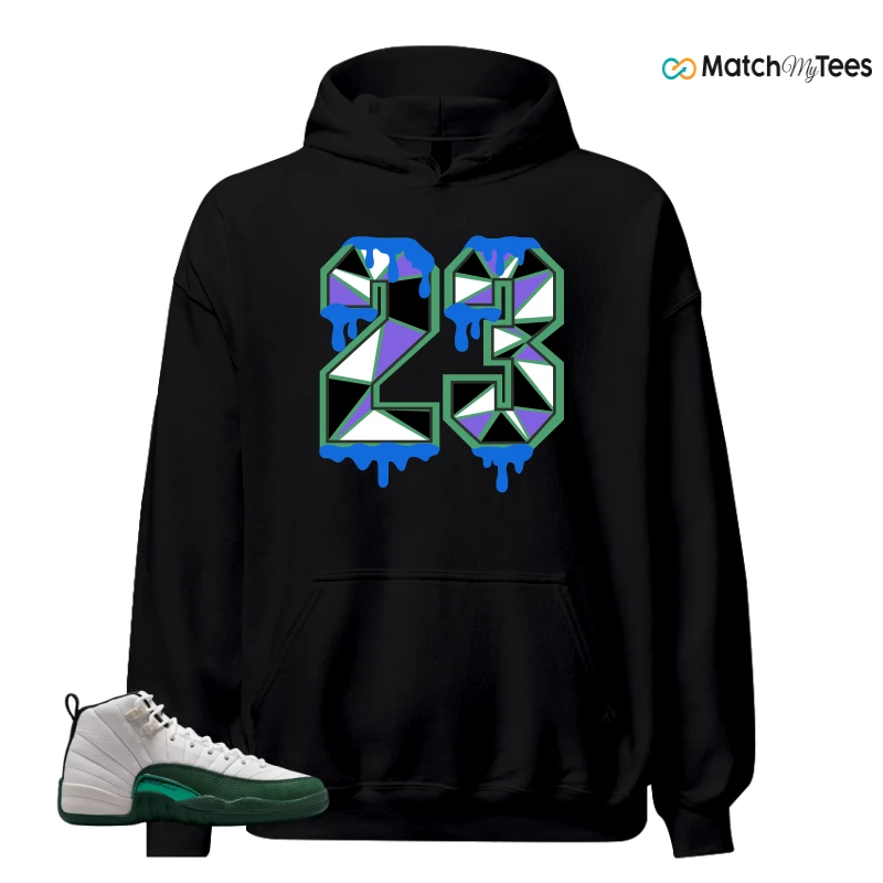 NIKE AIR JORDAN 12 RETRO BUCKS SNEAKER Matching Tees hoodie