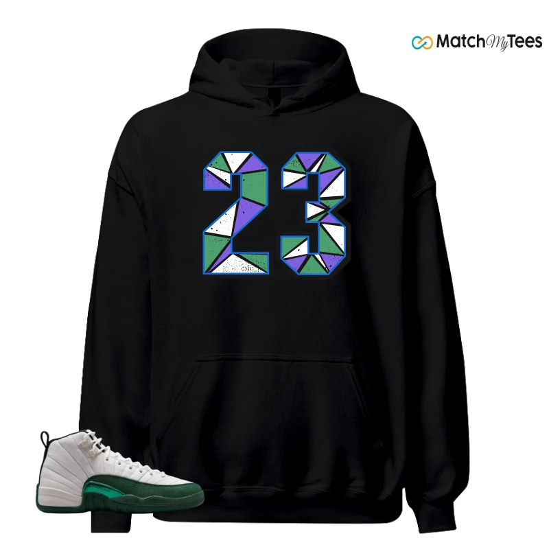 NIKE AIR JORDAN 12 RETRO BUCKS SNEAKER Matching Tees hoodie