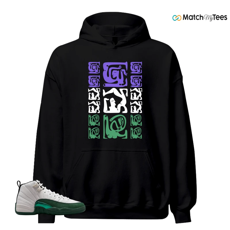 NIKE AIR JORDAN 12 RETRO BUCKS SNEAKER Matching Tees hoodie