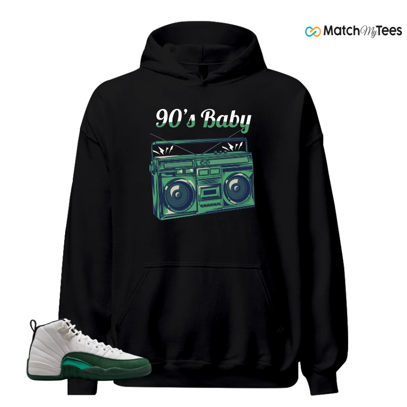 NIKE AIR JORDAN 12 RETRO BUCKS SNEAKER Matching Tees hoodie