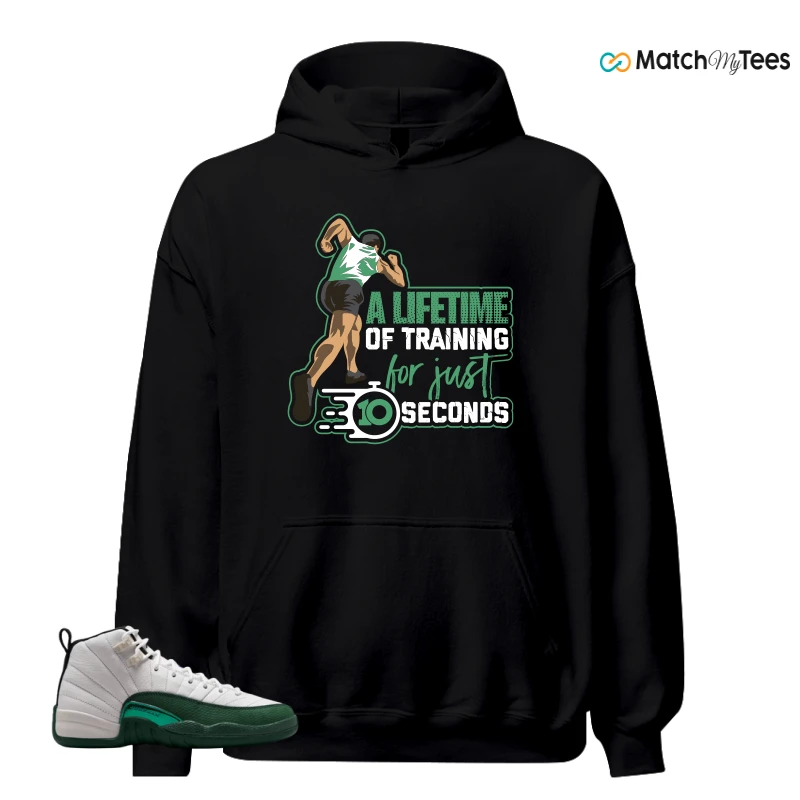 NIKE AIR JORDAN 12 RETRO BUCKS SNEAKER Matching Tees hoodie
