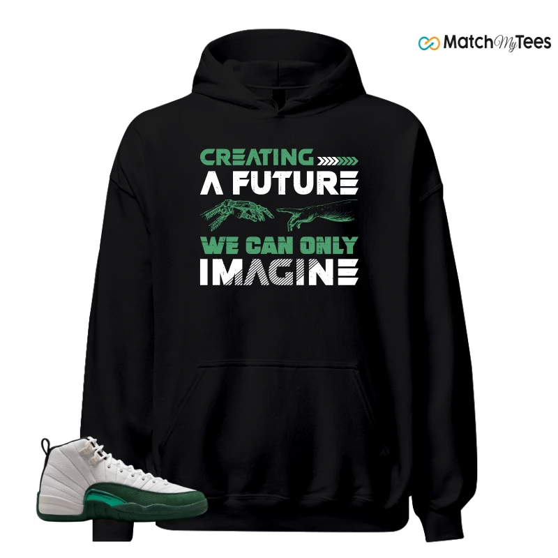 NIKE AIR JORDAN 12 RETRO BUCKS SNEAKER Matching Tees hoodie