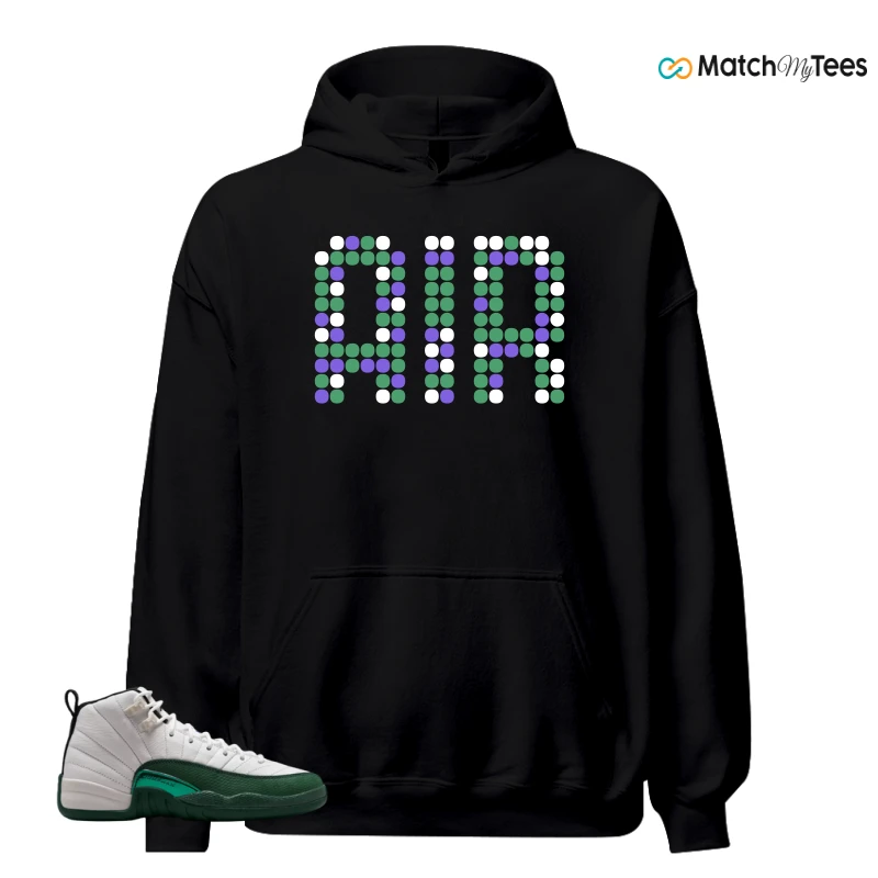 NIKE AIR JORDAN 12 RETRO BUCKS SNEAKER Matching Tees hoodie