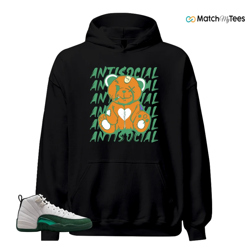 NIKE AIR JORDAN 12 RETRO BUCKS SNEAKER Matching Tees hoodie