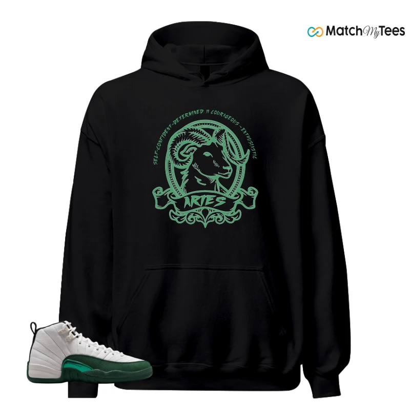 NIKE AIR JORDAN 12 RETRO BUCKS SNEAKER Matching Tees hoodie