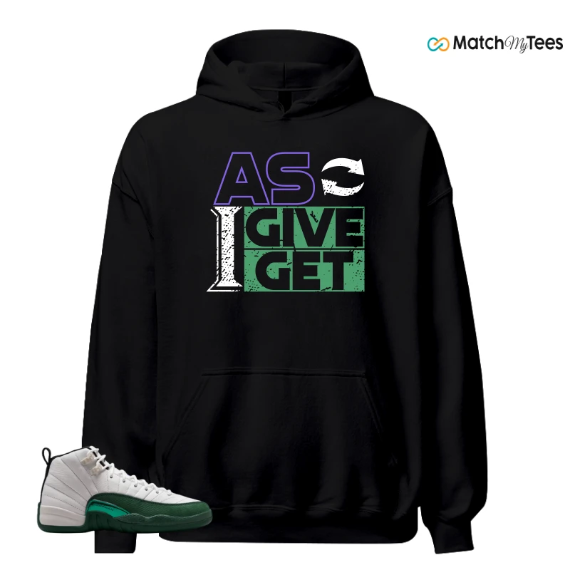 NIKE AIR JORDAN 12 RETRO BUCKS SNEAKER Matching Tees hoodie