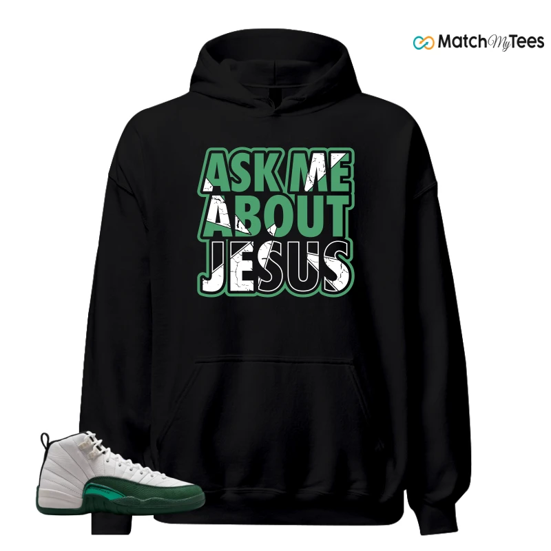 NIKE AIR JORDAN 12 RETRO BUCKS SNEAKER Matching Tees hoodie