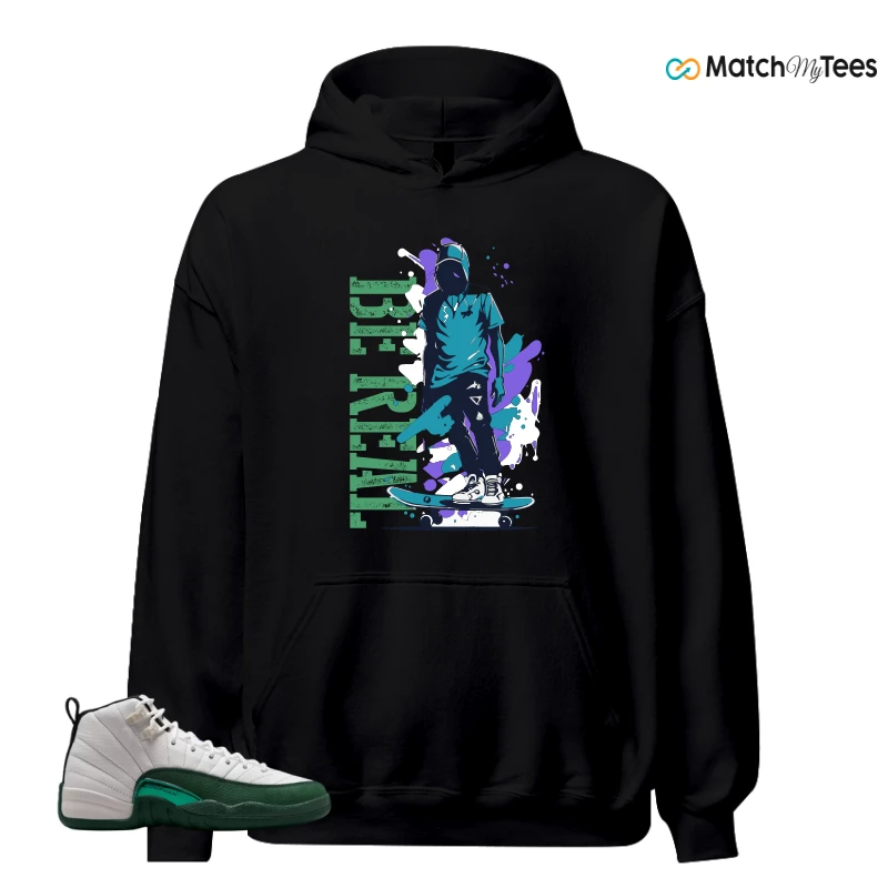 NIKE AIR JORDAN 12 RETRO BUCKS SNEAKER Matching Tees hoodie