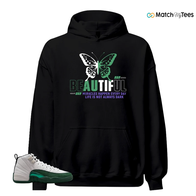 NIKE AIR JORDAN 12 RETRO BUCKS SNEAKER Matching Tees hoodie