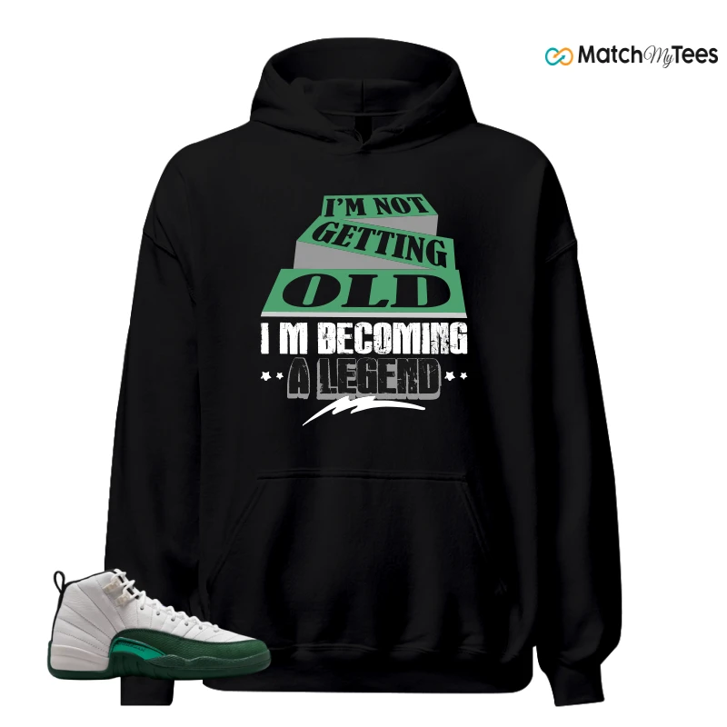 NIKE AIR JORDAN 12 RETRO BUCKS SNEAKER Matching Tees hoodie
