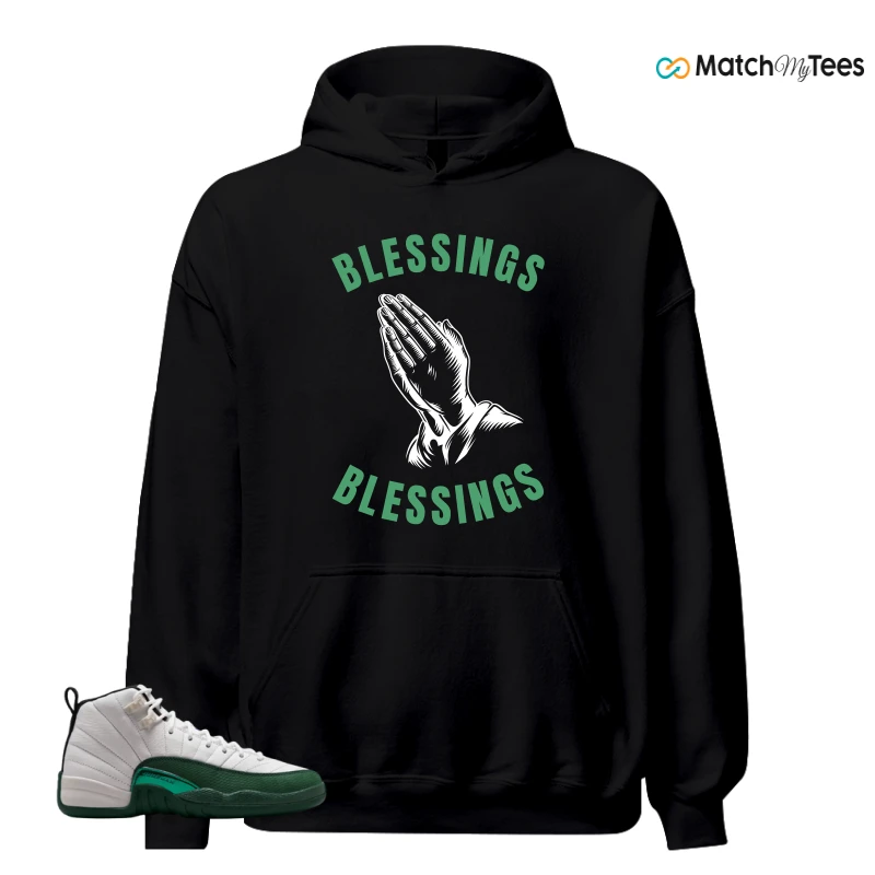 NIKE AIR JORDAN 12 RETRO BUCKS SNEAKER Matching Tees hoodie