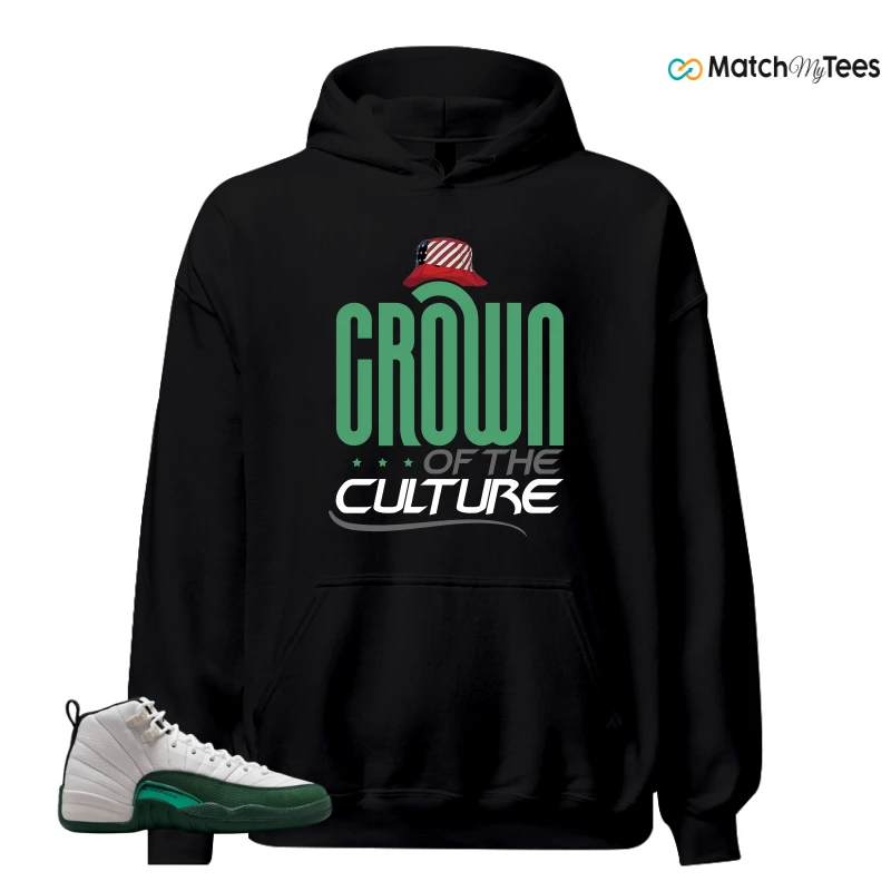 NIKE AIR JORDAN 12 RETRO BUCKS SNEAKER Matching Tees hoodie