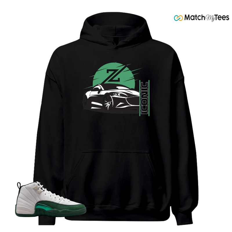 NIKE AIR JORDAN 12 RETRO BUCKS SNEAKER Matching Tees hoodie