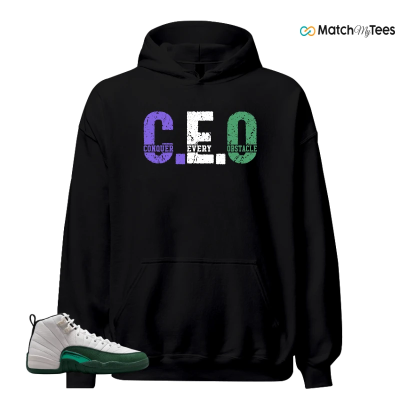 NIKE AIR JORDAN 12 RETRO BUCKS SNEAKER Matching Tees hoodie