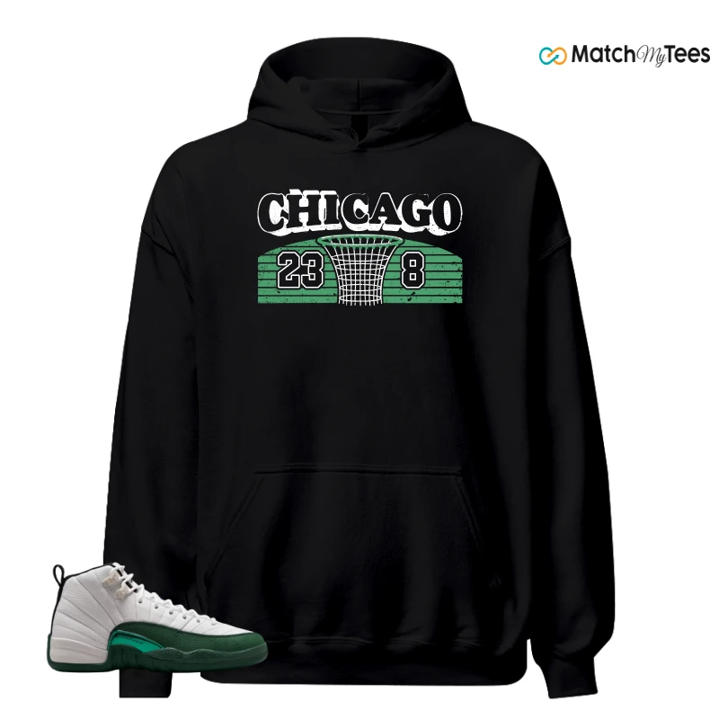 NIKE AIR JORDAN 12 RETRO BUCKS SNEAKER Matching Tees hoodie