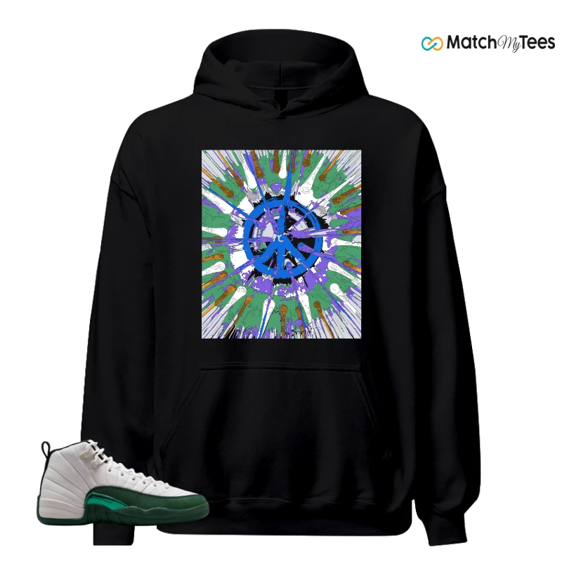 NIKE AIR JORDAN 12 RETRO BUCKS SNEAKER Matching Tees hoodie