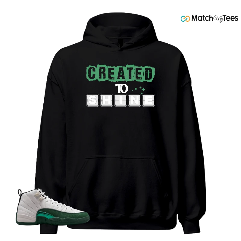 NIKE AIR JORDAN 12 RETRO BUCKS SNEAKER Matching Tees hoodie