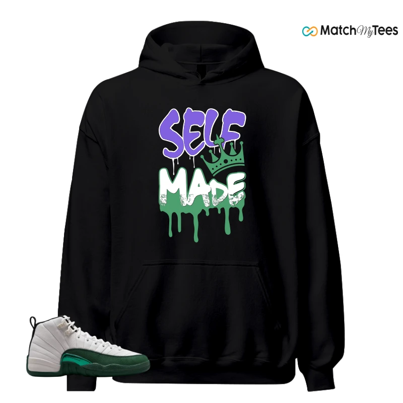 NIKE AIR JORDAN 12 RETRO BUCKS SNEAKER Matching Tees hoodie