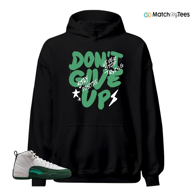 NIKE AIR JORDAN 12 RETRO BUCKS SNEAKER Matching Tees hoodie