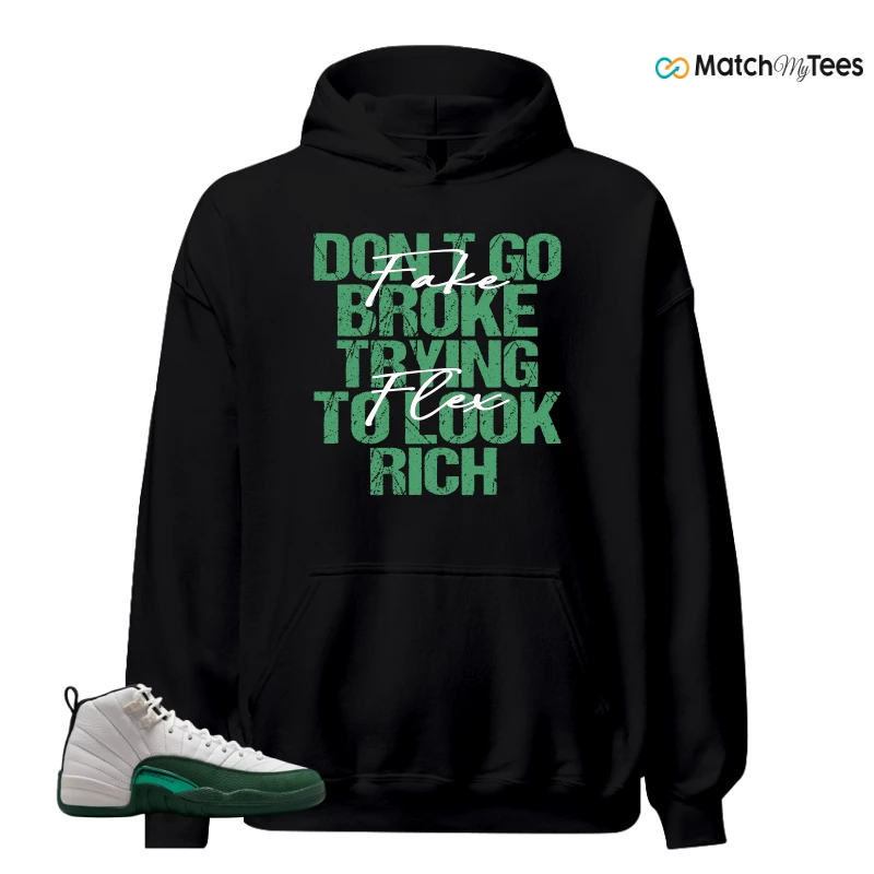 NIKE AIR JORDAN 12 RETRO BUCKS SNEAKER Matching Tees hoodie