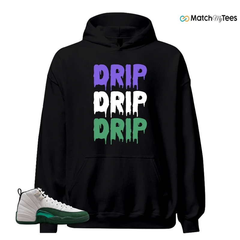 NIKE AIR JORDAN 12 RETRO BUCKS SNEAKER Matching Tees hoodie