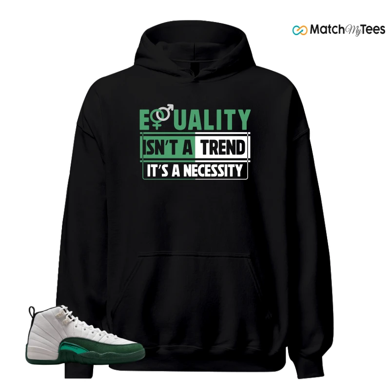 NIKE AIR JORDAN 12 RETRO BUCKS SNEAKER Matching Tees hoodie