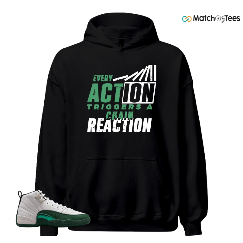 NIKE AIR JORDAN 12 RETRO BUCKS SNEAKER Matching Tees hoodie