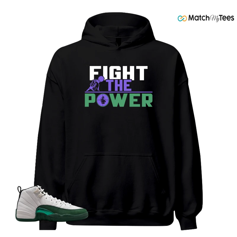 NIKE AIR JORDAN 12 RETRO BUCKS SNEAKER Matching Tees hoodie