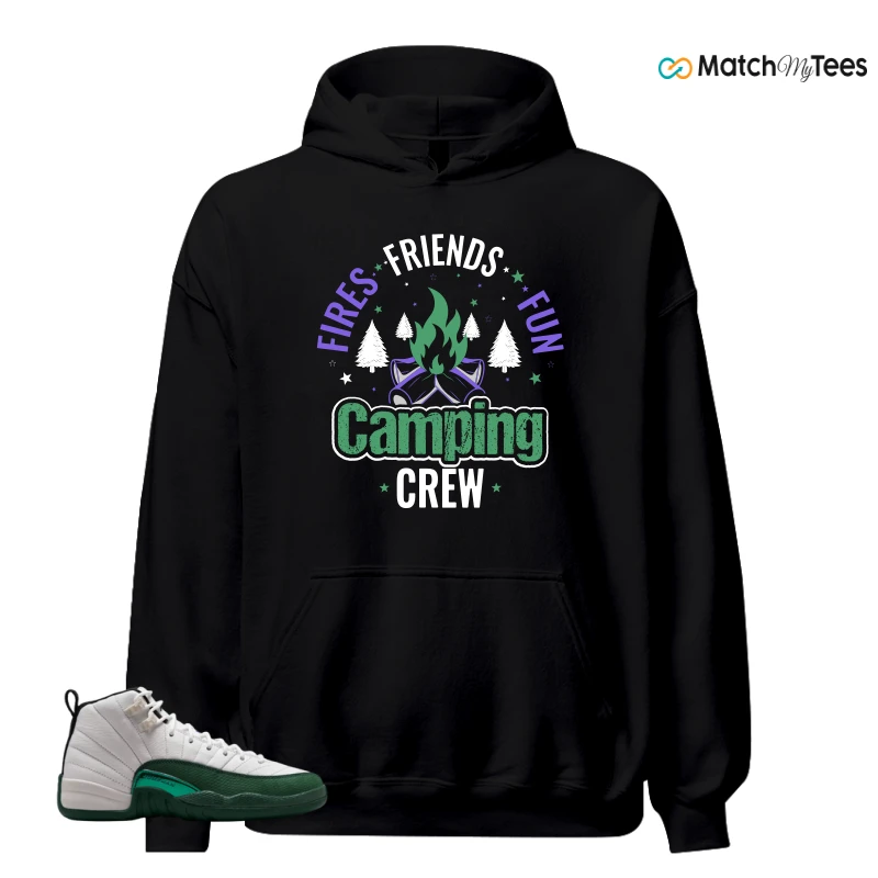 NIKE AIR JORDAN 12 RETRO BUCKS SNEAKER Matching Tees hoodie