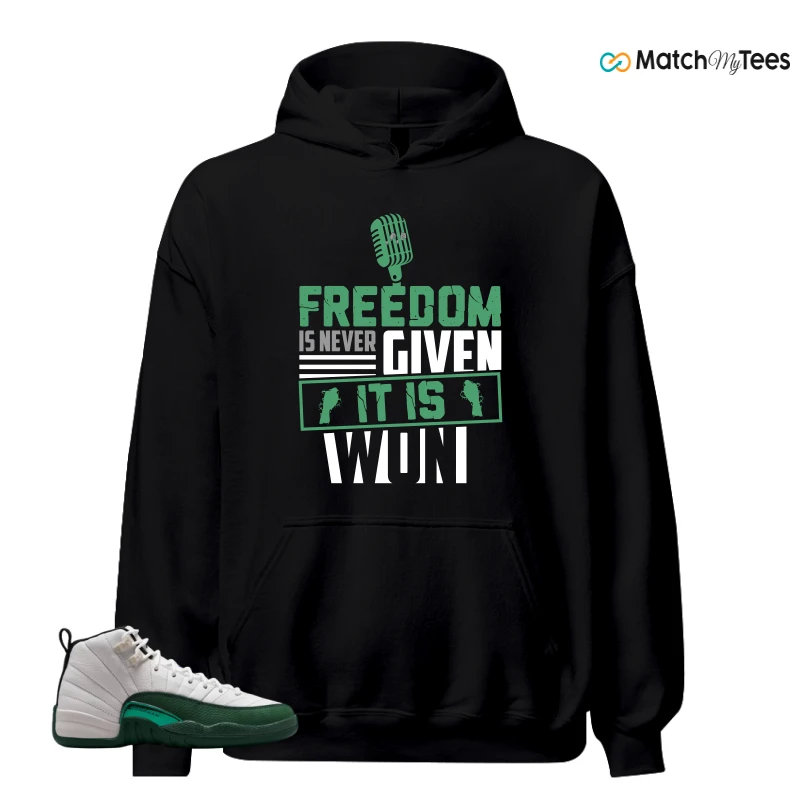 NIKE AIR JORDAN 12 RETRO BUCKS SNEAKER Matching Tees hoodie