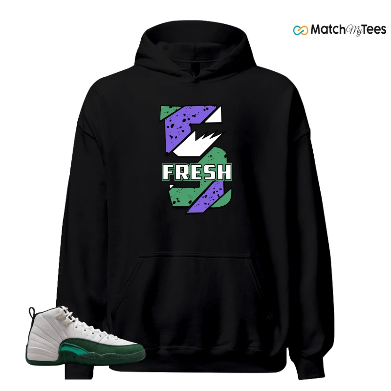 NIKE AIR JORDAN 12 RETRO BUCKS SNEAKER Matching Tees hoodie