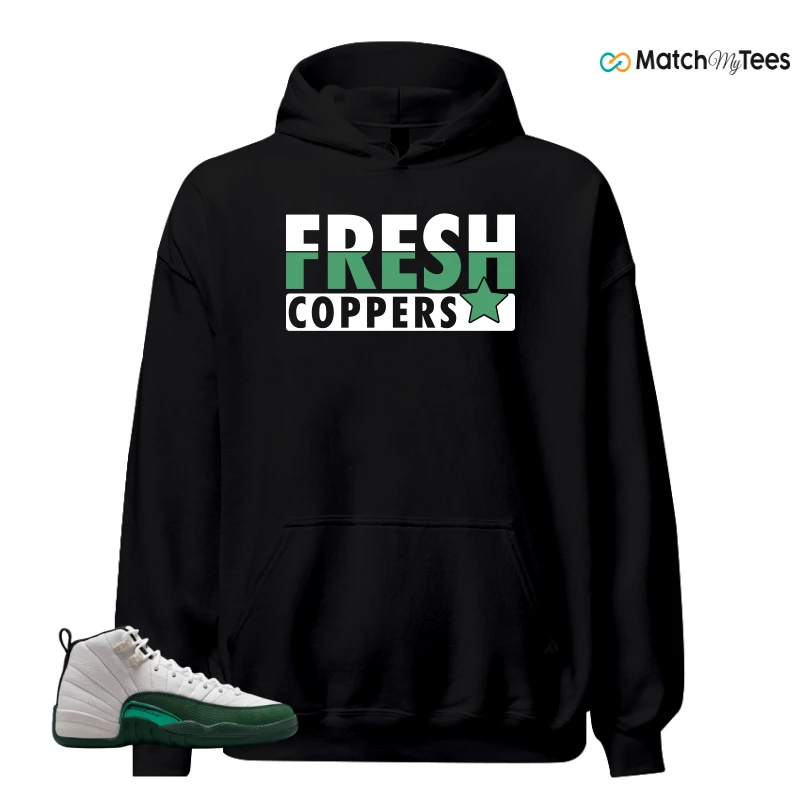 NIKE AIR JORDAN 12 RETRO BUCKS SNEAKER Matching Tees hoodie