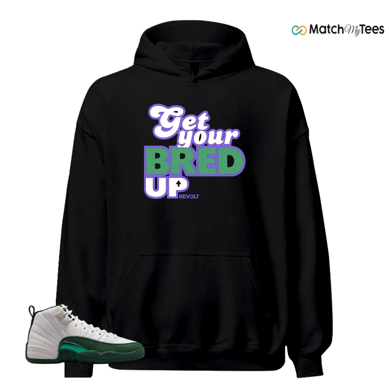 NIKE AIR JORDAN 12 RETRO BUCKS SNEAKER Matching Tees hoodie