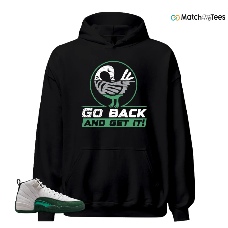 NIKE AIR JORDAN 12 RETRO BUCKS SNEAKER Matching Tees hoodie