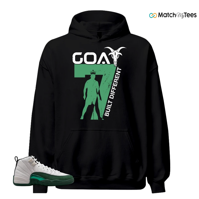 NIKE AIR JORDAN 12 RETRO BUCKS SNEAKER Matching Tees hoodie