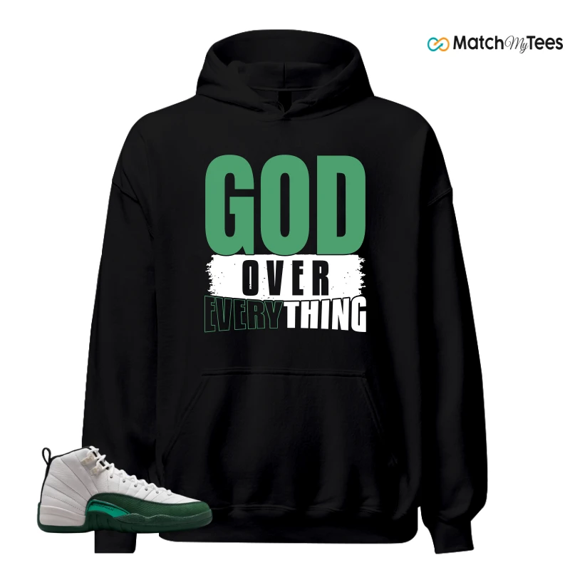 NIKE AIR JORDAN 12 RETRO BUCKS SNEAKER Matching Tees hoodie