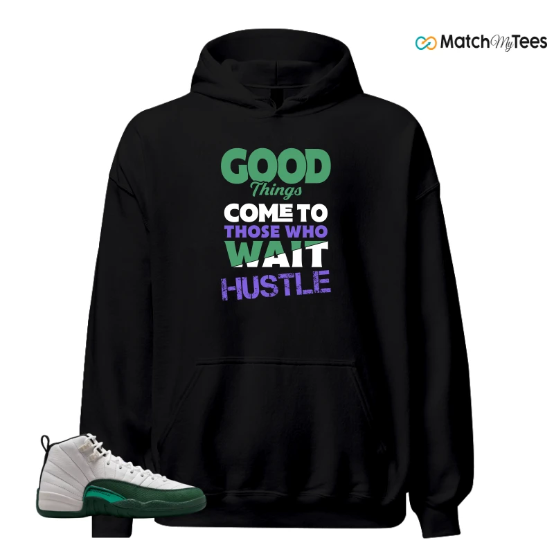 NIKE AIR JORDAN 12 RETRO BUCKS SNEAKER Matching Tees hoodie